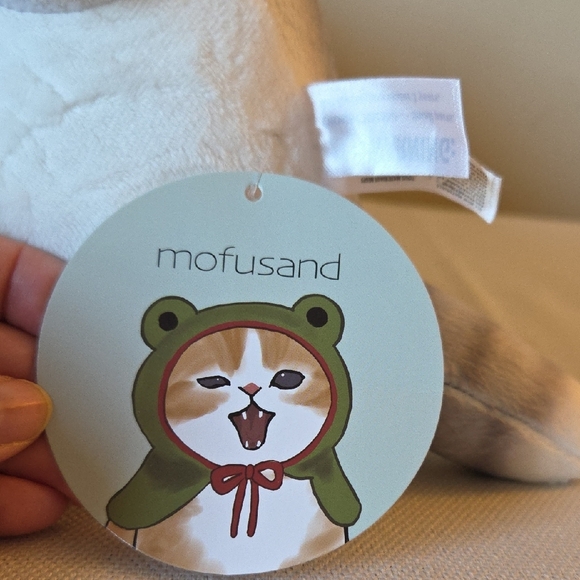 Mofusand Grey Cat With Yellow Frog Hoodie Round 1 Prize - Picture 8 of 11